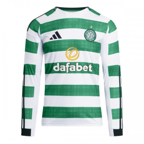 Camisola do Celtic Equipamento Principal 2025-26 Manga Comprida Camisola do Celtic Equipamento Principal 2025-26 Manga Comprida